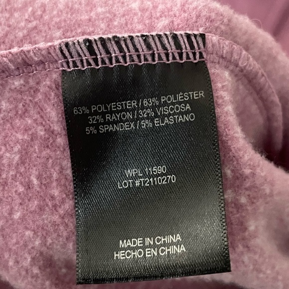 32 Degrees Heat Pink Cowlneck Sweatshirt Sz Small - Picture 4 of 4